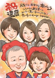 ゆい☆ごま 似顔絵