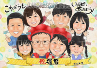 ようこり 似顔絵