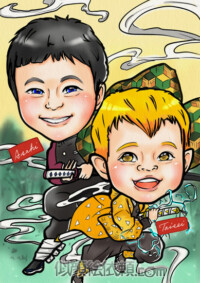 ようこり 似顔絵